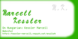 marcell kessler business card